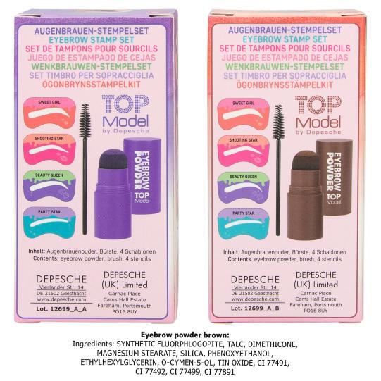TOPModel Eye Brow Stamp Set BEAUTY and ME Asst - Image 5