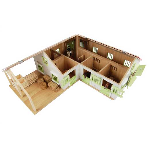 1:24 Horse Stable Wth 4 Boxes & Wash Box - Image 3