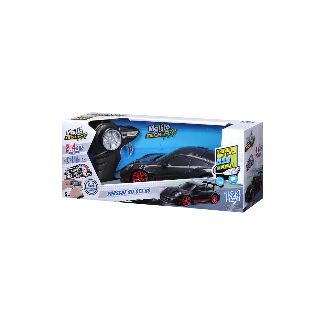 1:24 Premium Rc Porsche 911 Gt3 Rs 2.4Ghz - Image 3
