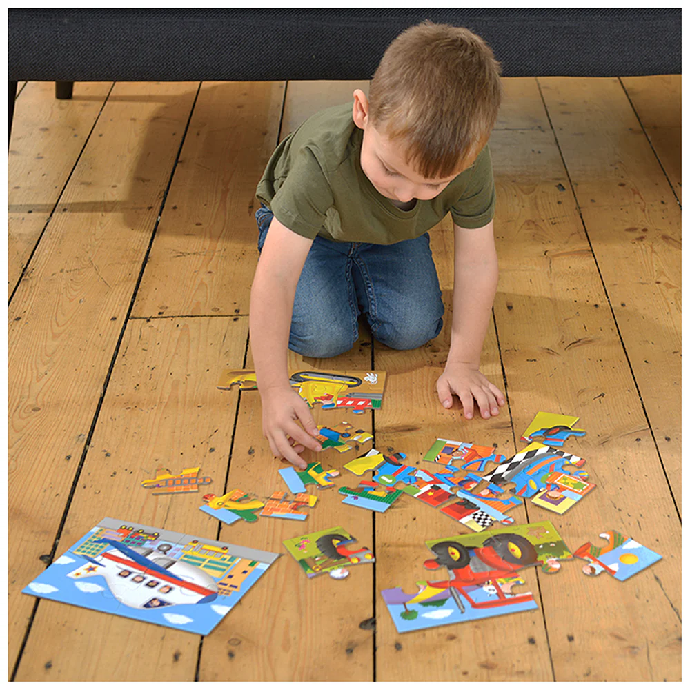 GALT 4 Jigsaw Puzzles in a Box Vehicles - Image 5