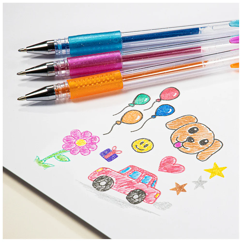 GALT 12 Glitter Gel Pens - Scented - Image 3
