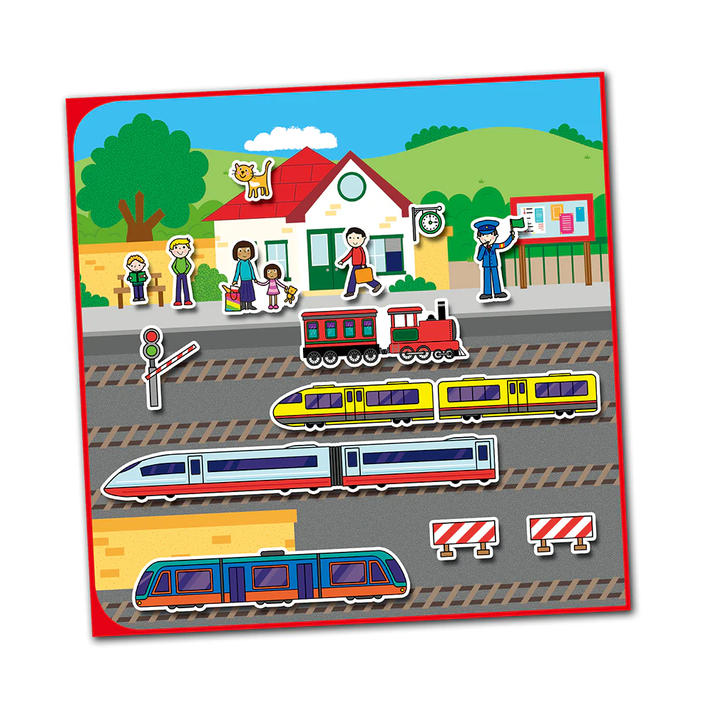 GALT Reusable Sticker Book - Vehicles - Image 3