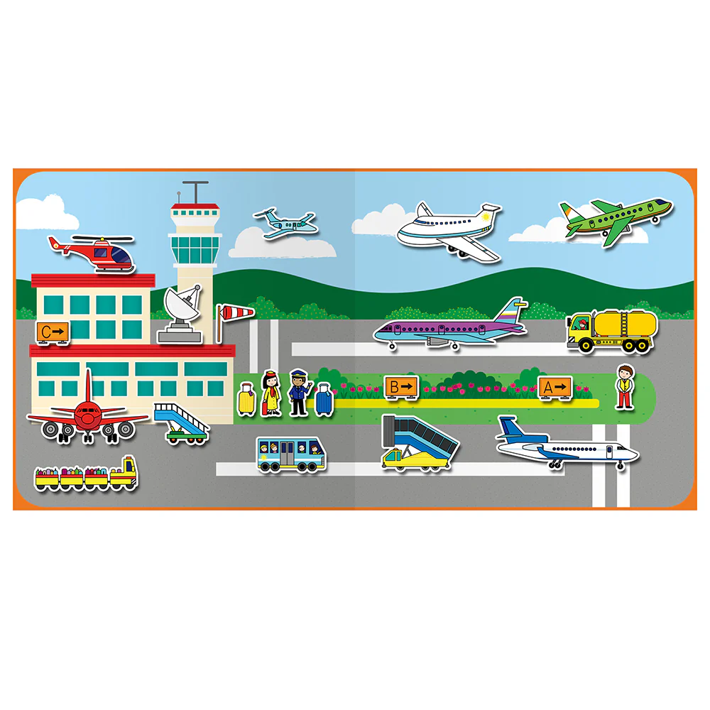 GALT Reusable Sticker Book - Vehicles - Image 4