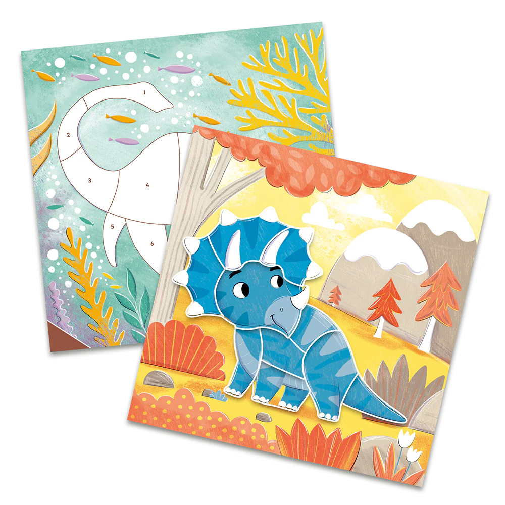 GALT Sticker by Numbers - Dinosaurs Book - Image 3