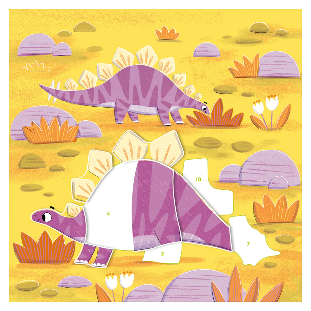 GALT Sticker by Numbers - Dinosaurs Book - Image 7