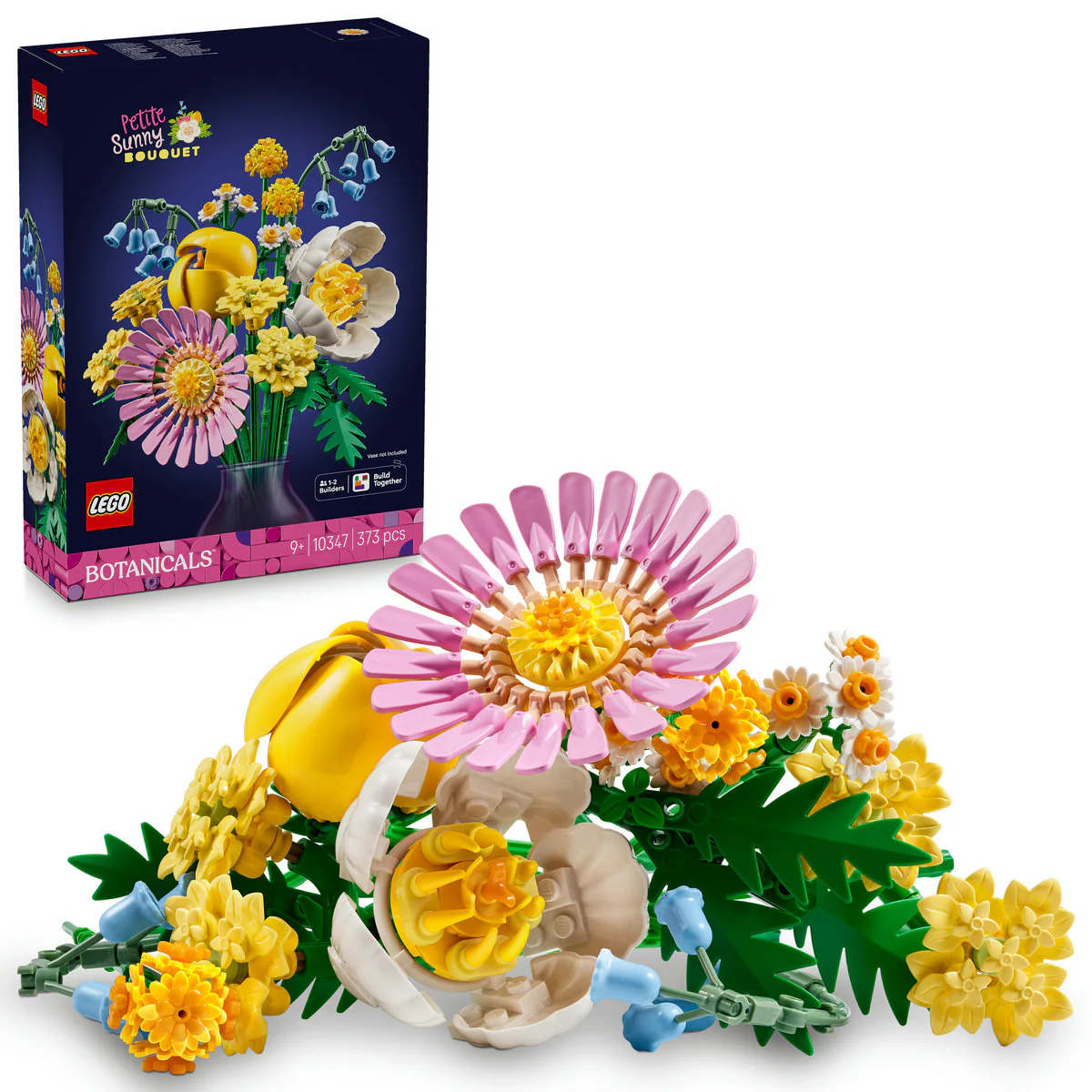 LEGO Botanicals Petite Sunny Bouquet Flower Decor Set 10347 - Image 4
