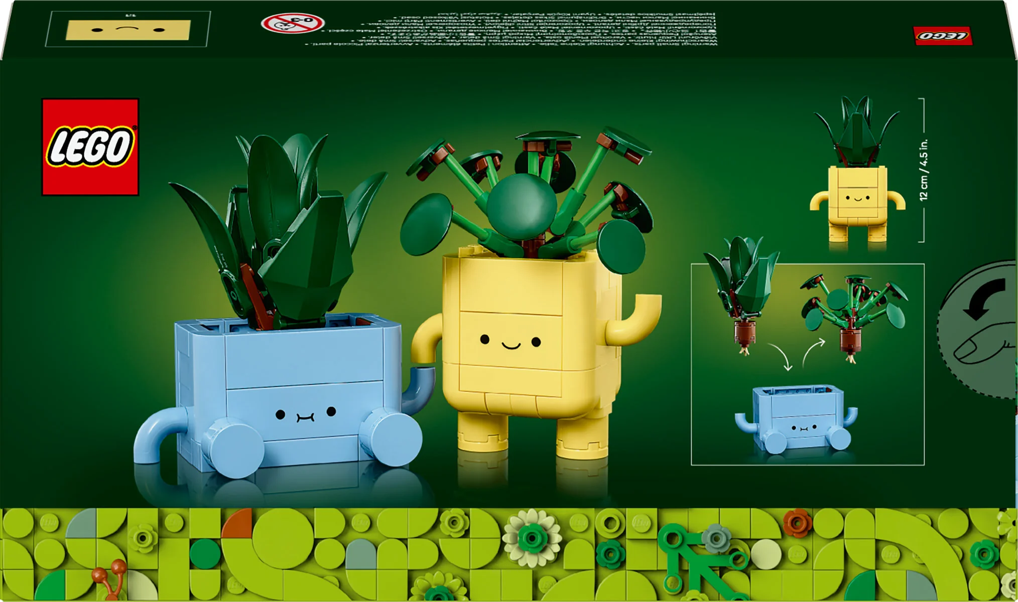 LEGO Botanicals Happy Plants Shelf Decor 10349 - Image 3
