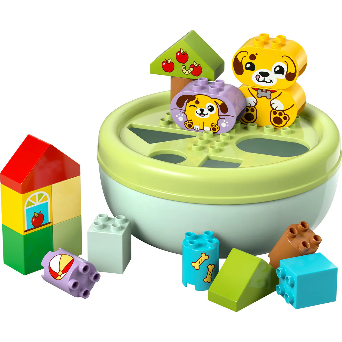 LEGO DUPLO My First Shape Sorter: Puppy House Toddler Learning Toy 10441 - Image 5