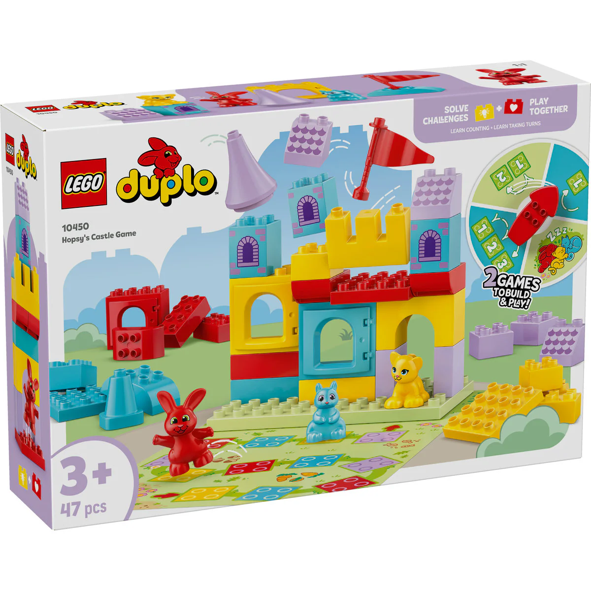 LEGO DUPLO Hopsy’s Castle Game Learn-Through-Play Building Toy 10450