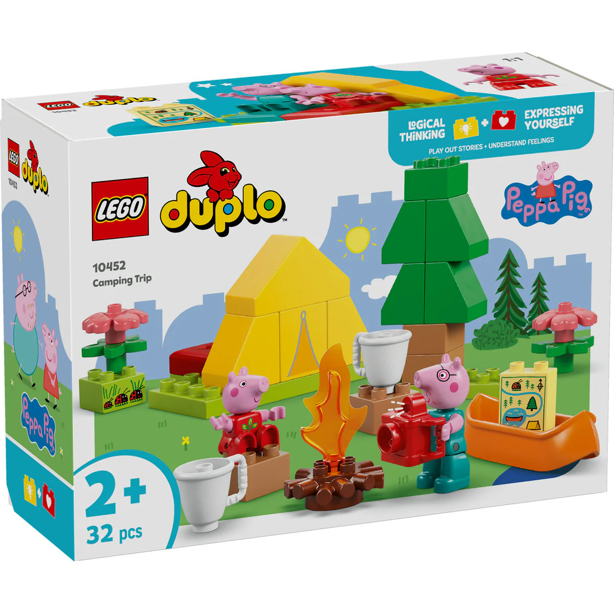 LEGO DUPLO Peppa Pig Camping Trip Building Toy 10452