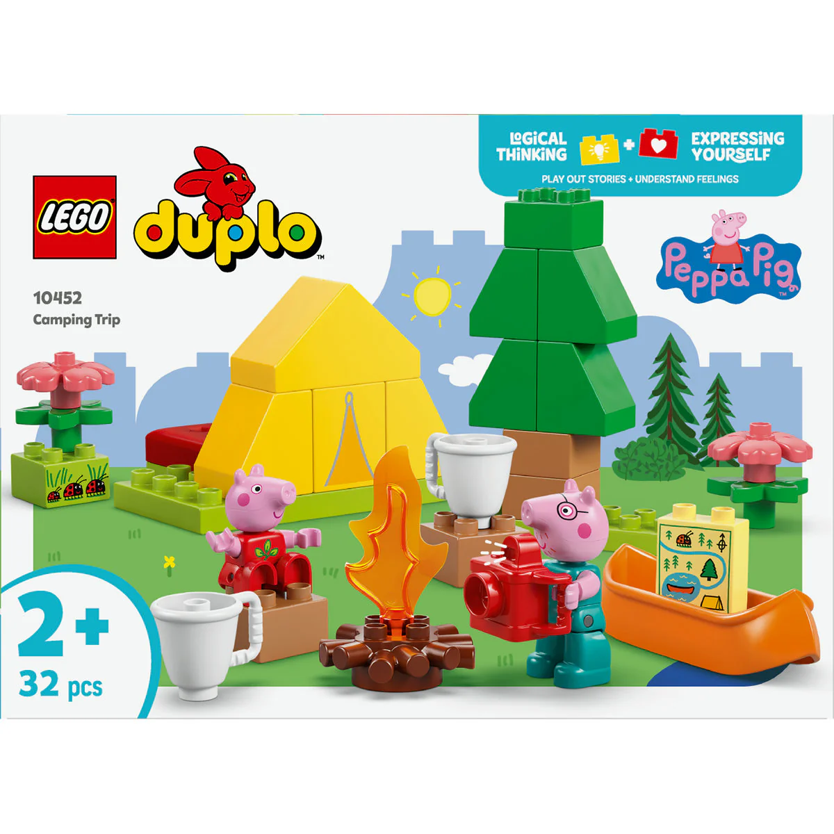 LEGO DUPLO Peppa Pig Camping Trip Building Toy 10452 - Image 2