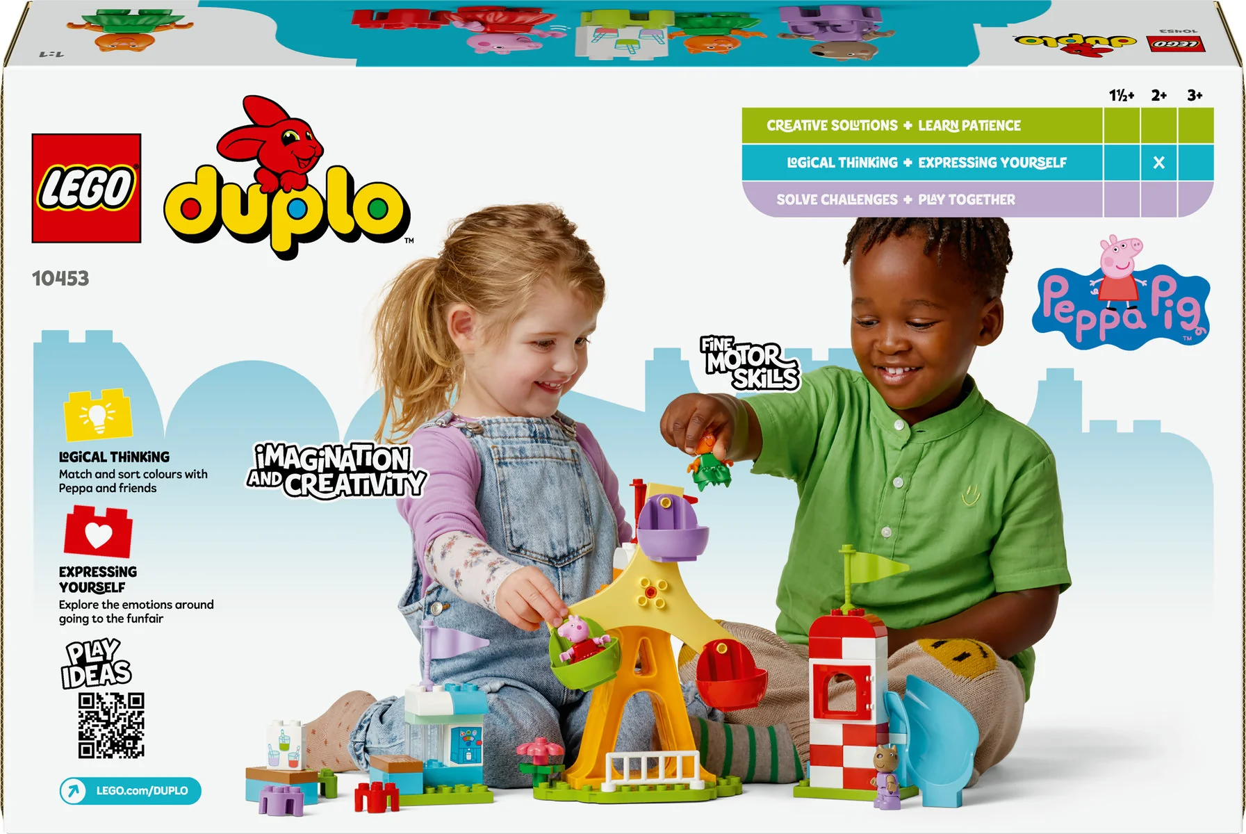 LEGO DUPLO Peppa Pig Funfair Toy with Figures 10453 - Image 3
