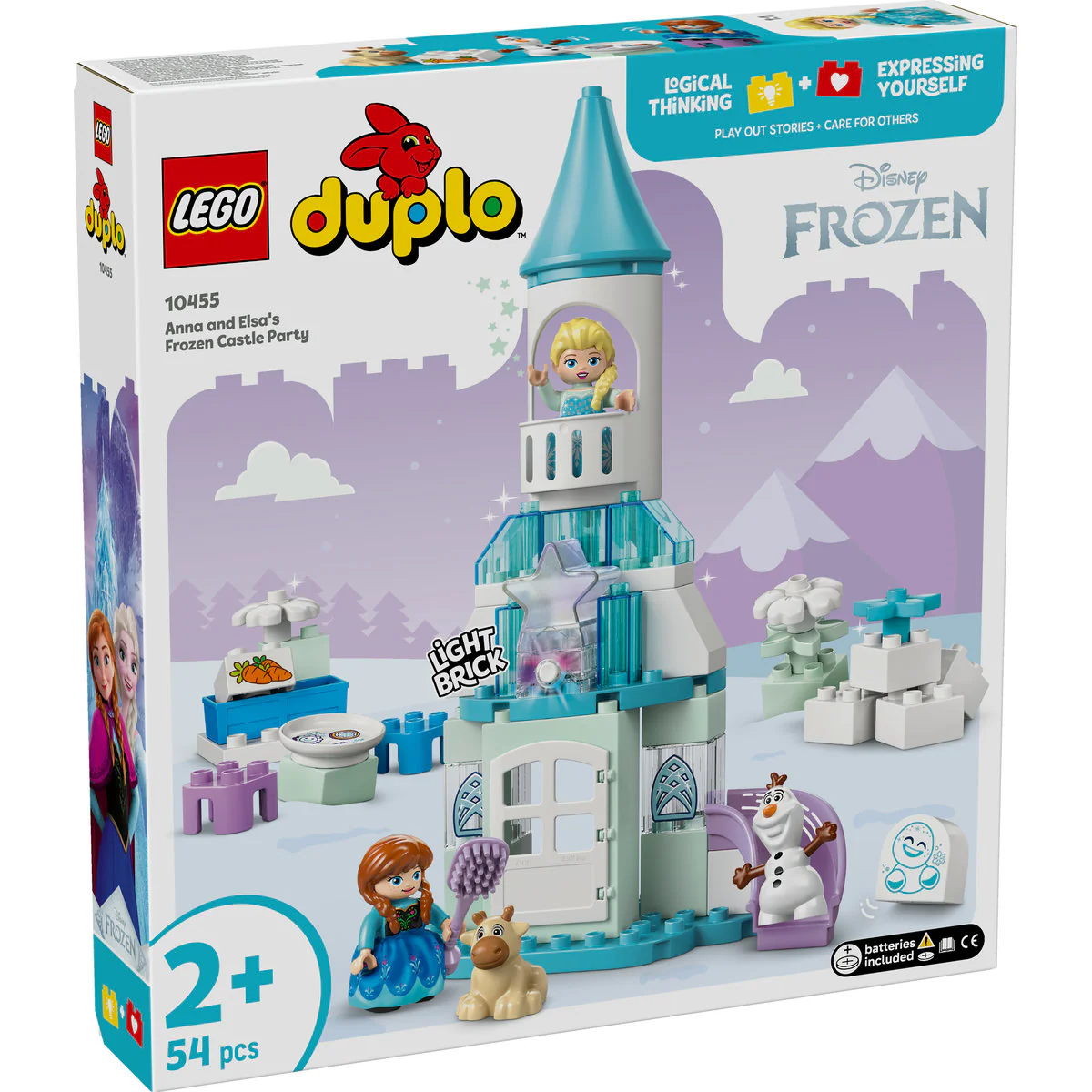 LEGO DUPLO Disney Anna and Elsa’s Frozen Castle Party Buildable Toddler Toy 10455