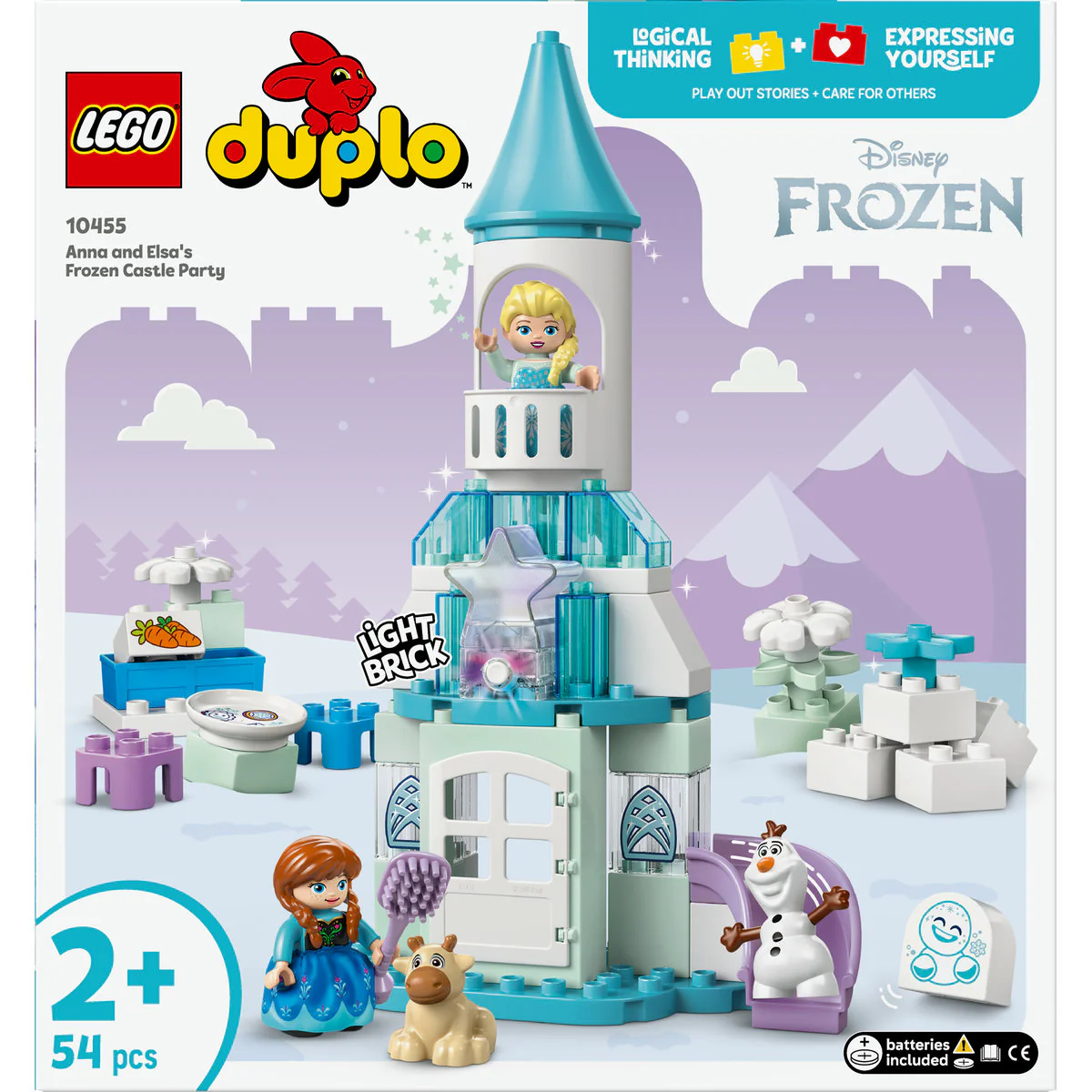 LEGO DUPLO Disney Anna and Elsa’s Frozen Castle Party Buildable Toddler Toy 10455 - Image 2