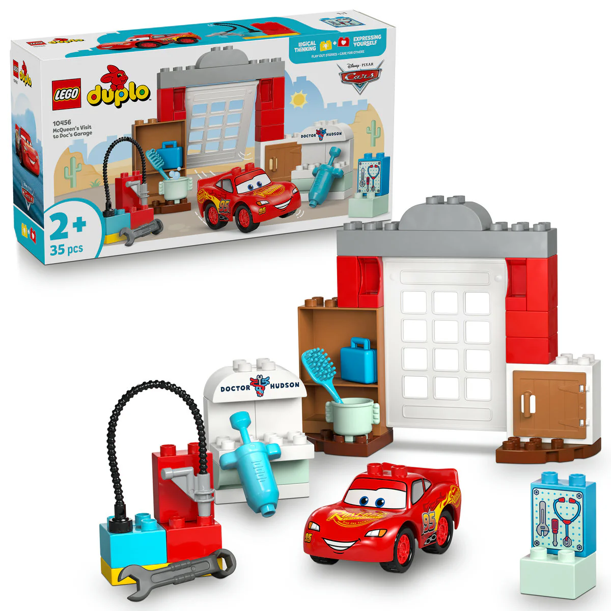 LEGO DUPLO Disney and Pixar Cars McQueen’s Visit to Doc’s Garage 10456 - Image 4