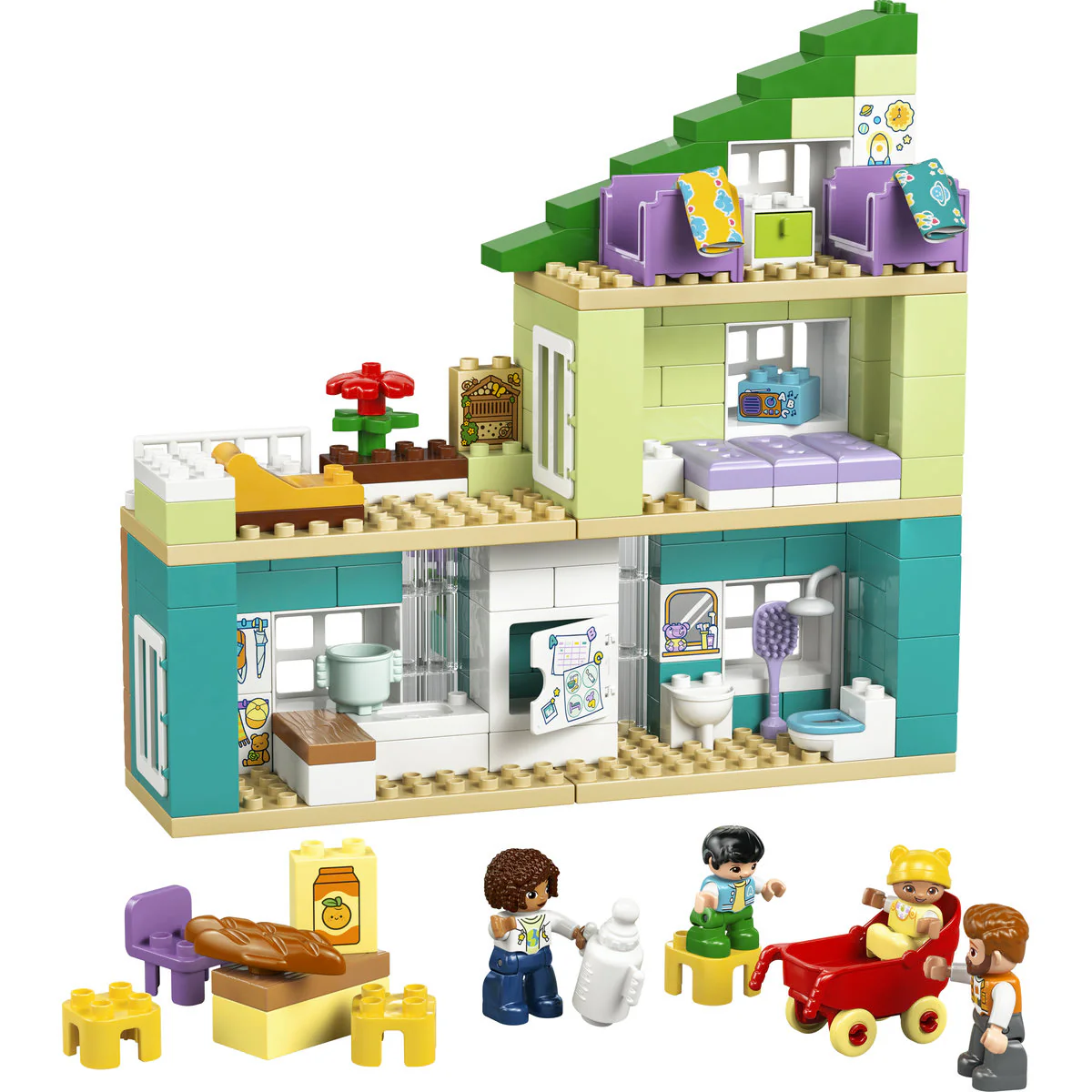 LEGO DUPLO 3 in 1 Modern Family House with Figures 10470 - Image 5