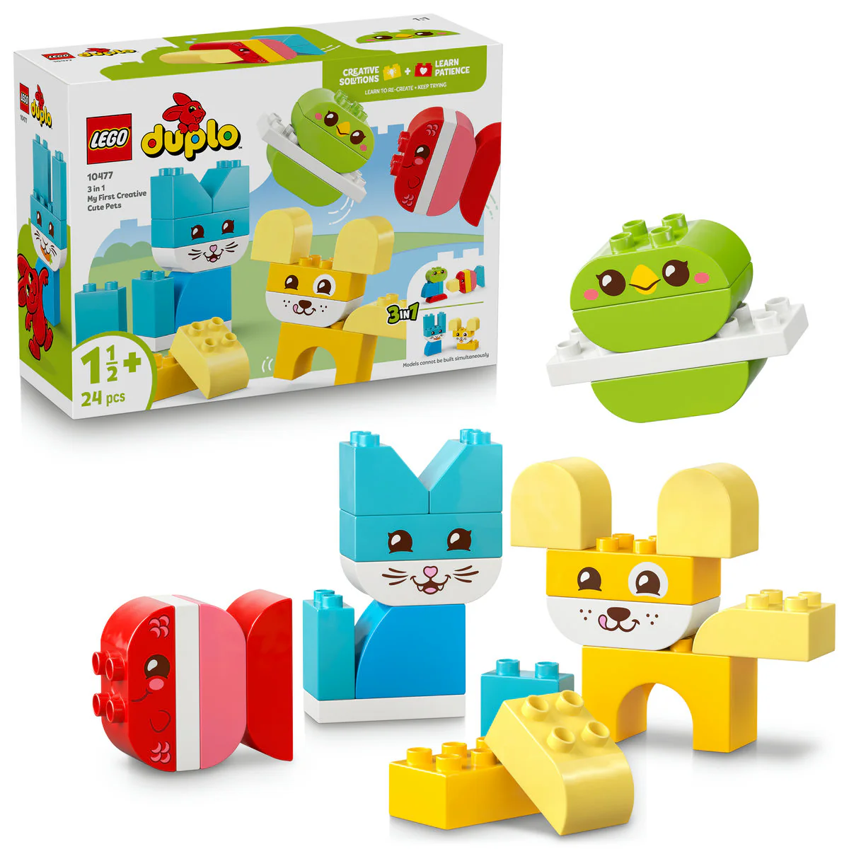 LEGO DUPLO 3 in 1 Creative Cute Pets Playset 10477