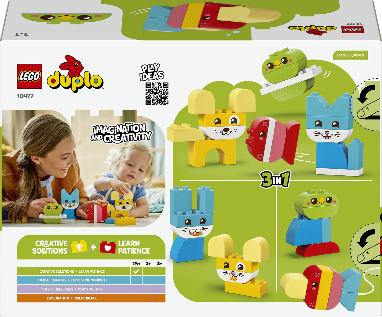 LEGO DUPLO 3 in 1 Creative Cute Pets Playset 10477 - Image 4
