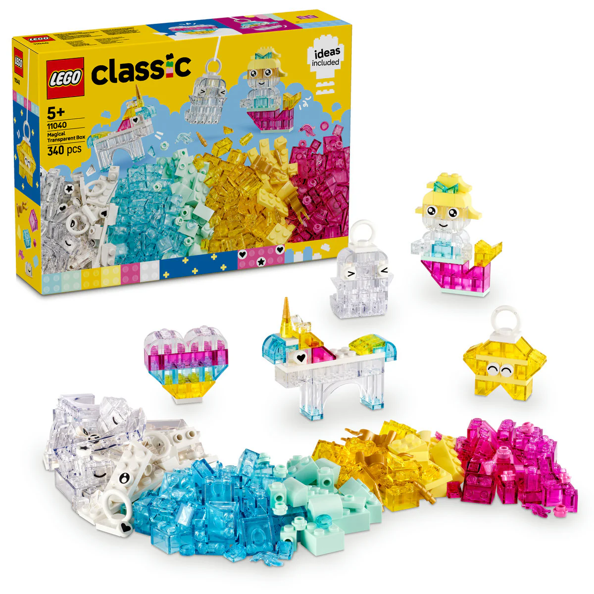 LEGO Classic Magical Transparent Box Set 11040 - Image 4