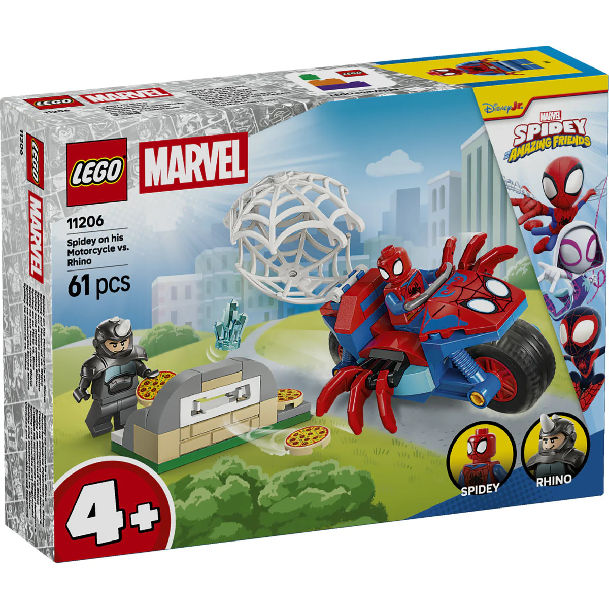 LEGO Marvel Spidey on his Motorcycle vs. Rhino 11206 - Image 2