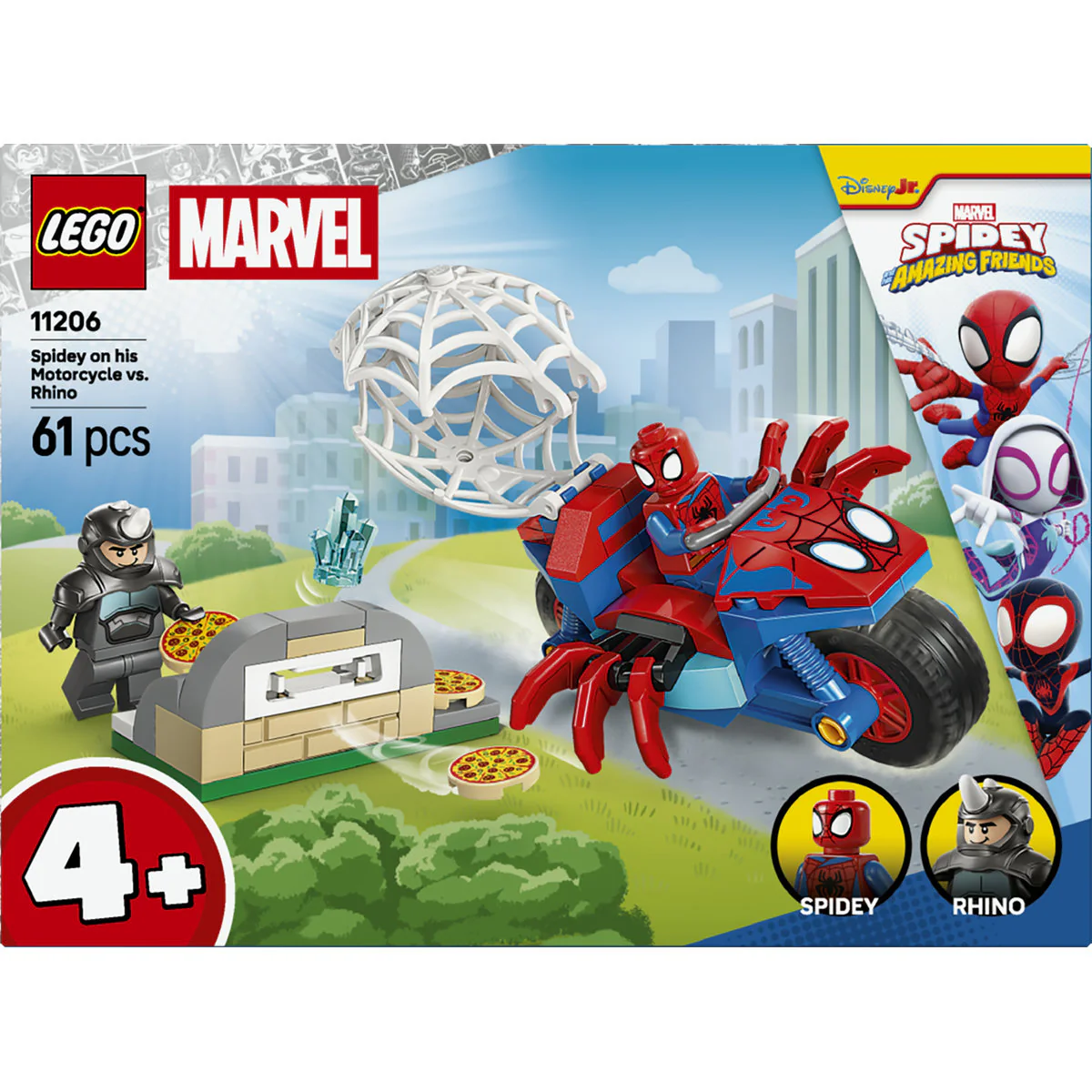 LEGO Marvel Spidey on his Motorcycle vs. Rhino 11206 - Image 3