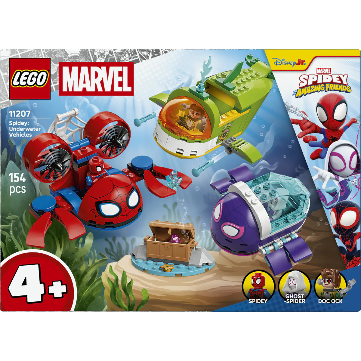 LEGO Marvel Spidey: Underwater Vehicles Set 11207 - Image 3