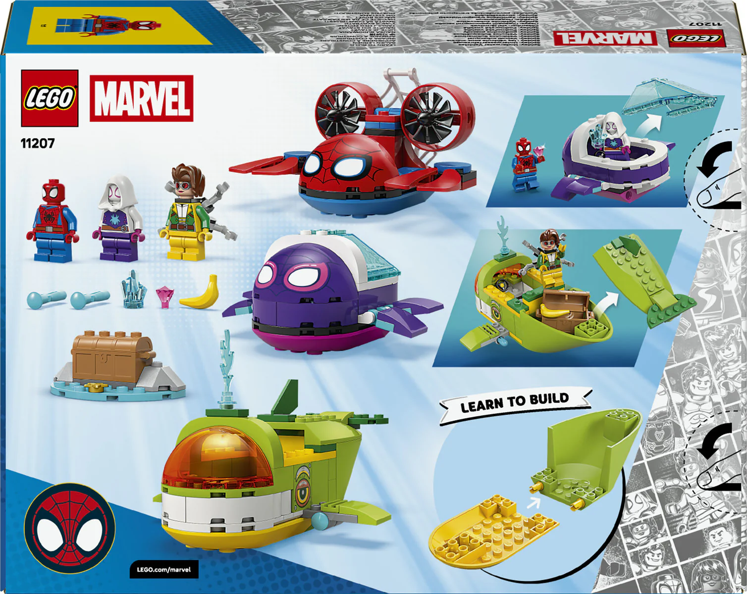 LEGO Marvel Spidey: Underwater Vehicles Set 11207 - Image 4