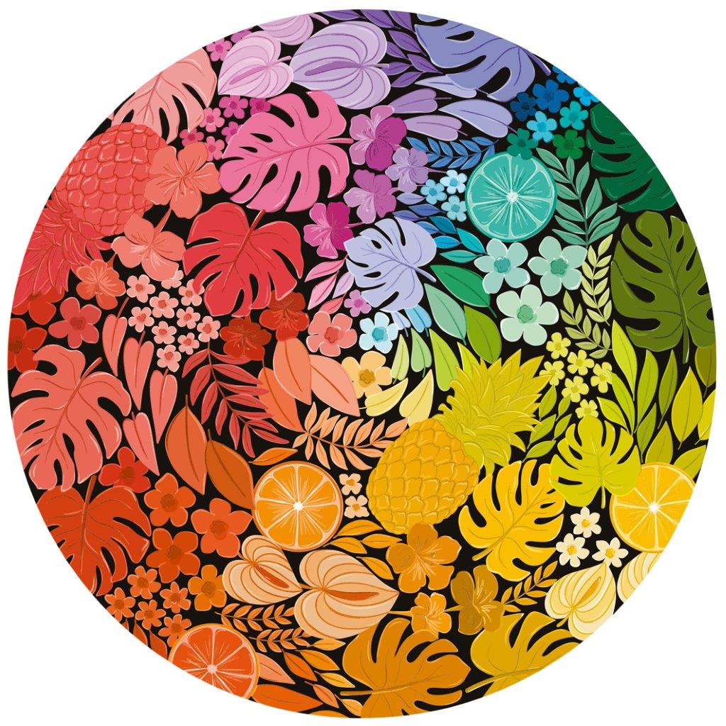 Ravensburger Tropical Circular 500 Piece Jigsaw Puzzle - Image 2