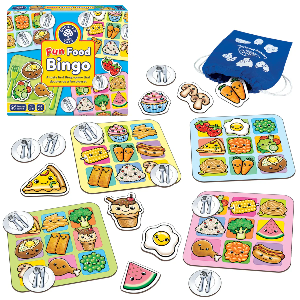 Orchard Toys Fun Food Bingo Game - Image 2