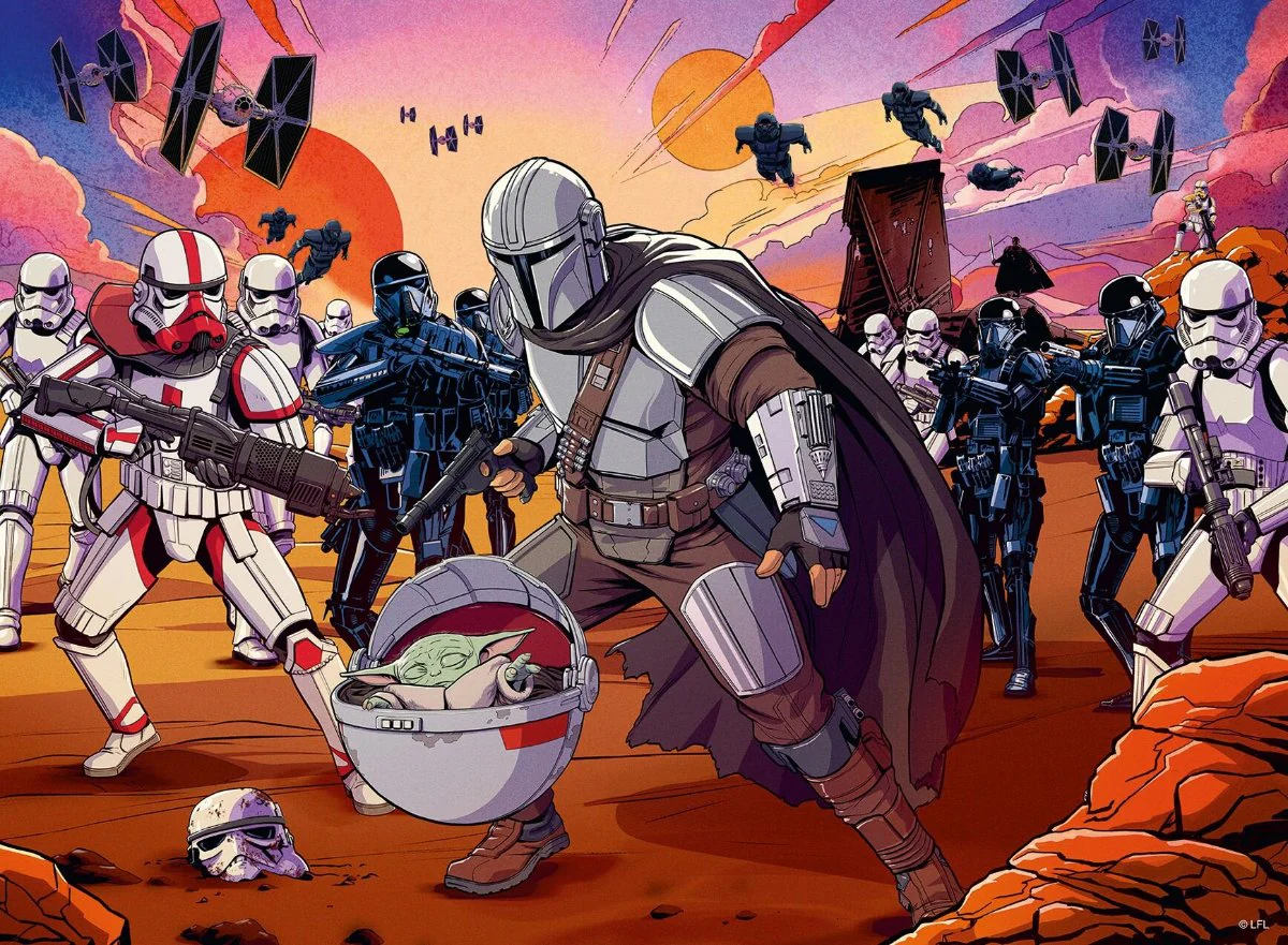 Ravensburger Mandalorian XXL 200 Piece Jigsaw Puzzle - Image 2