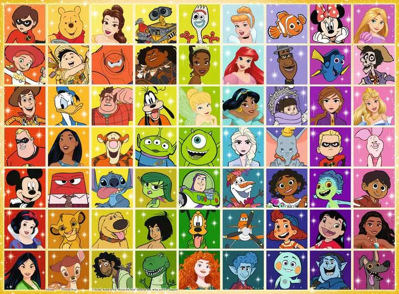 Ravensburger Disney Multi Character 100 Piece Jigsaw Puzzle - Image 2