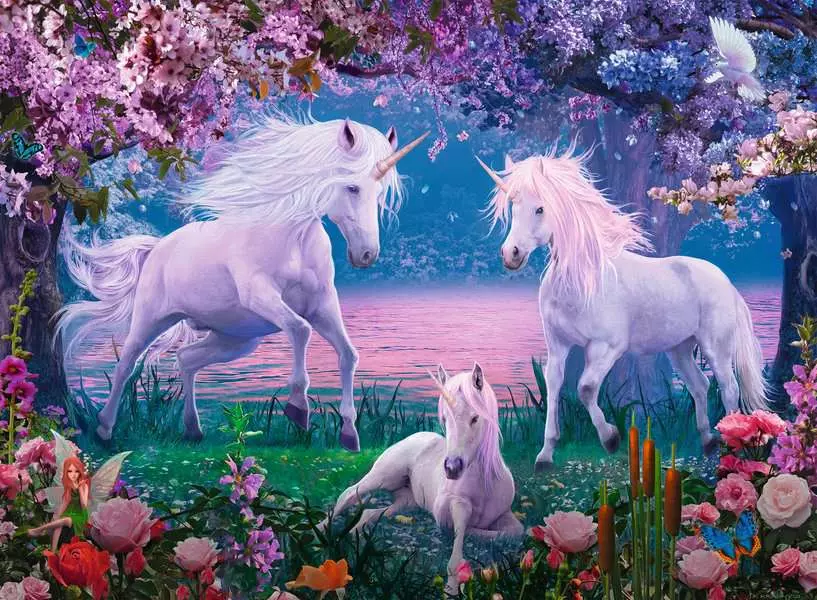 Ravensburger Unicorns XXL 100 Piece Jigsaw Puzzle - Image 2