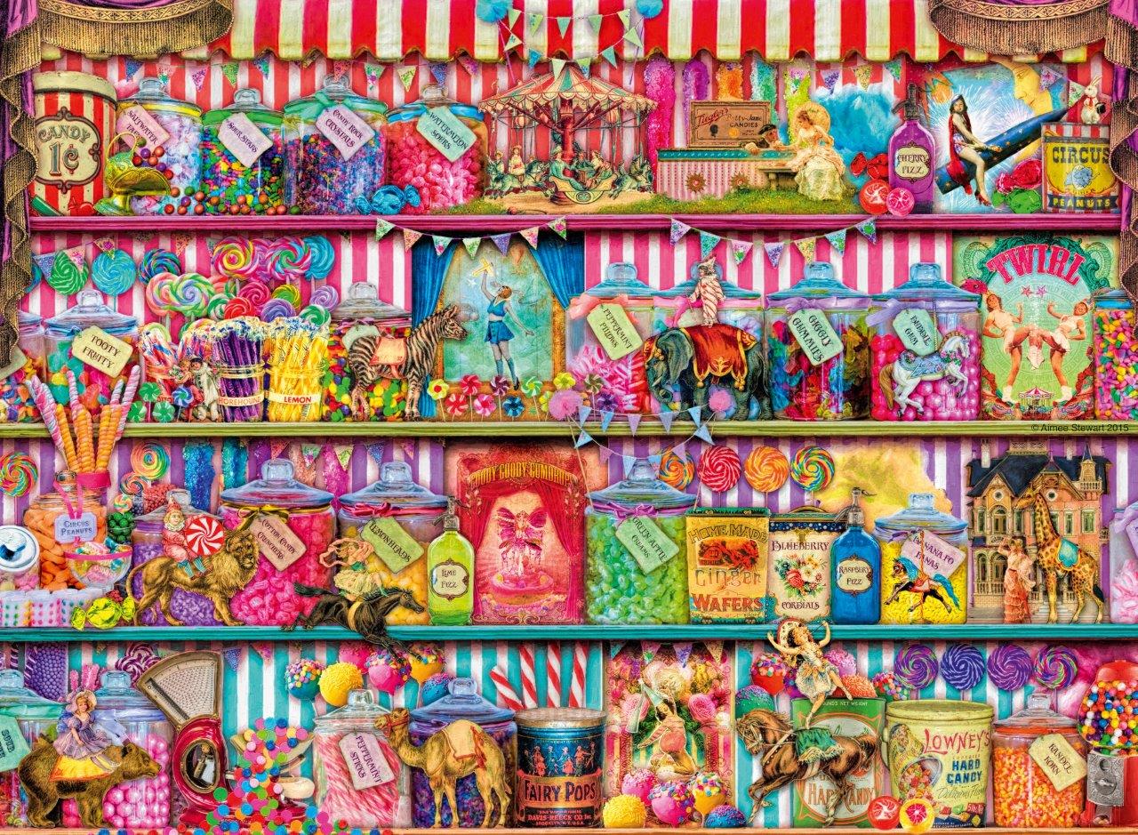 Ravensburger The Sweet Shop, Aimee Stewart 500 Piece Jigsaw Puzzle - Image 3