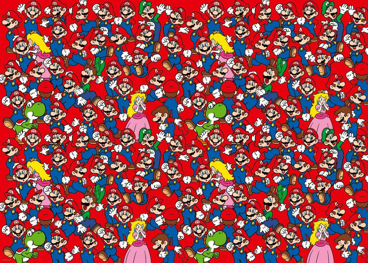 Ravensburger Challenge - Super Mario 1000 Piece Jigsaw Puzzle - Image 2