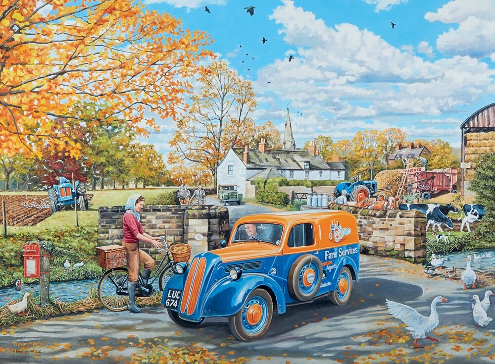 Ravensburger Happy Days No 3, Countryside Nostalgia 4x 500 Piece Jigsaw Puzzle - Image 4
