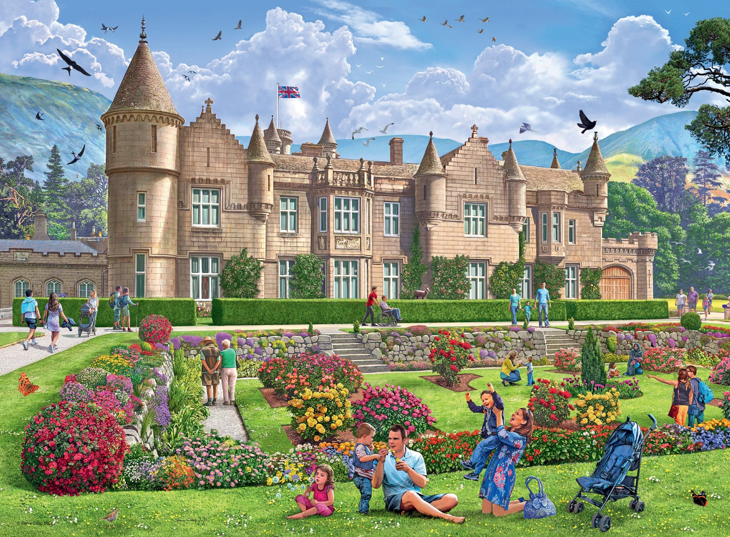Ravensburger Happy Days No 5, Royal Residences 4x 500 Piece Jigsaw Puzzle - Image 2