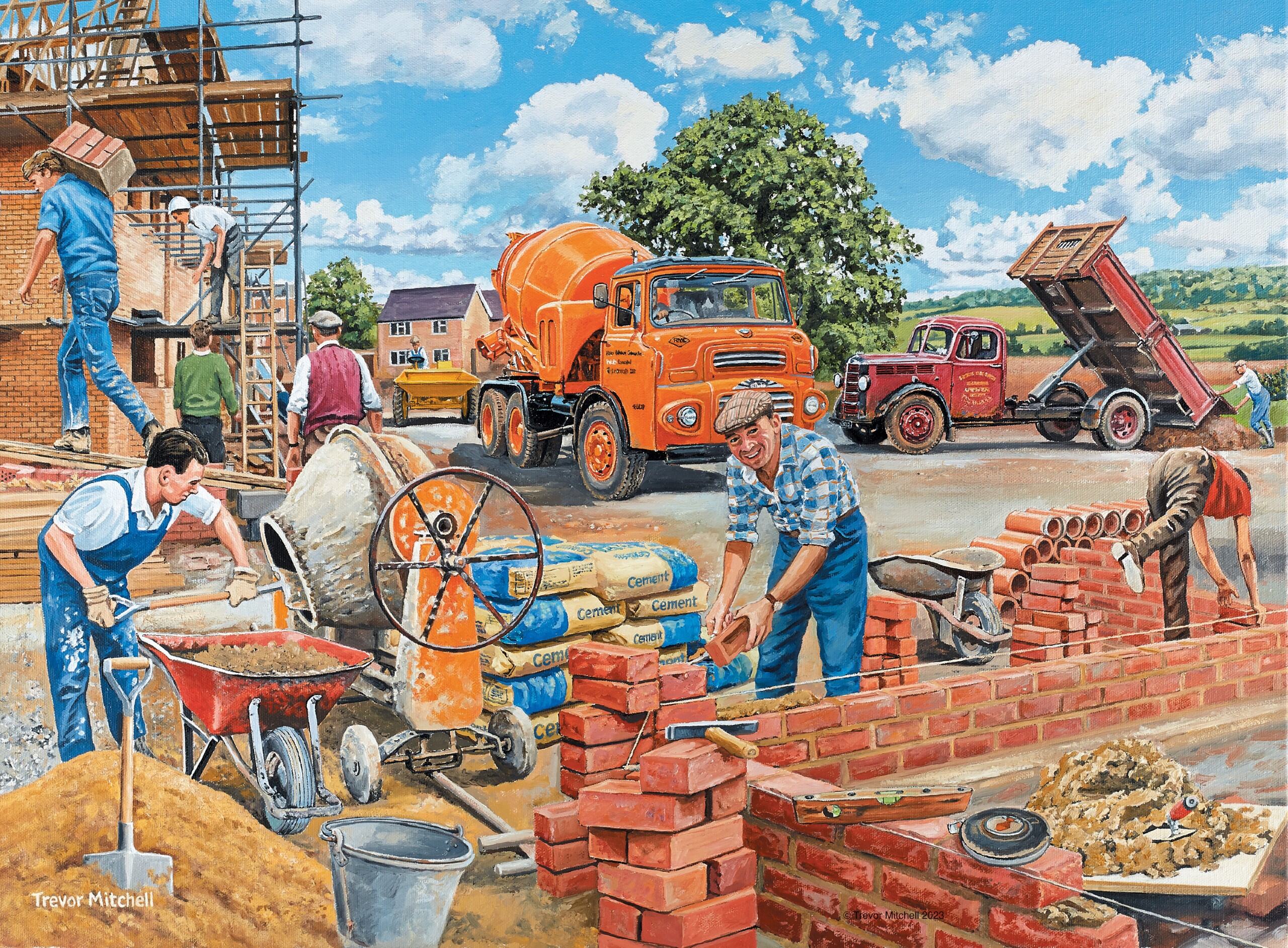 Ravensburger Happy Days No 6, Work Day Memories 4x500 Piece Jigsaw Puzzle - Image 4