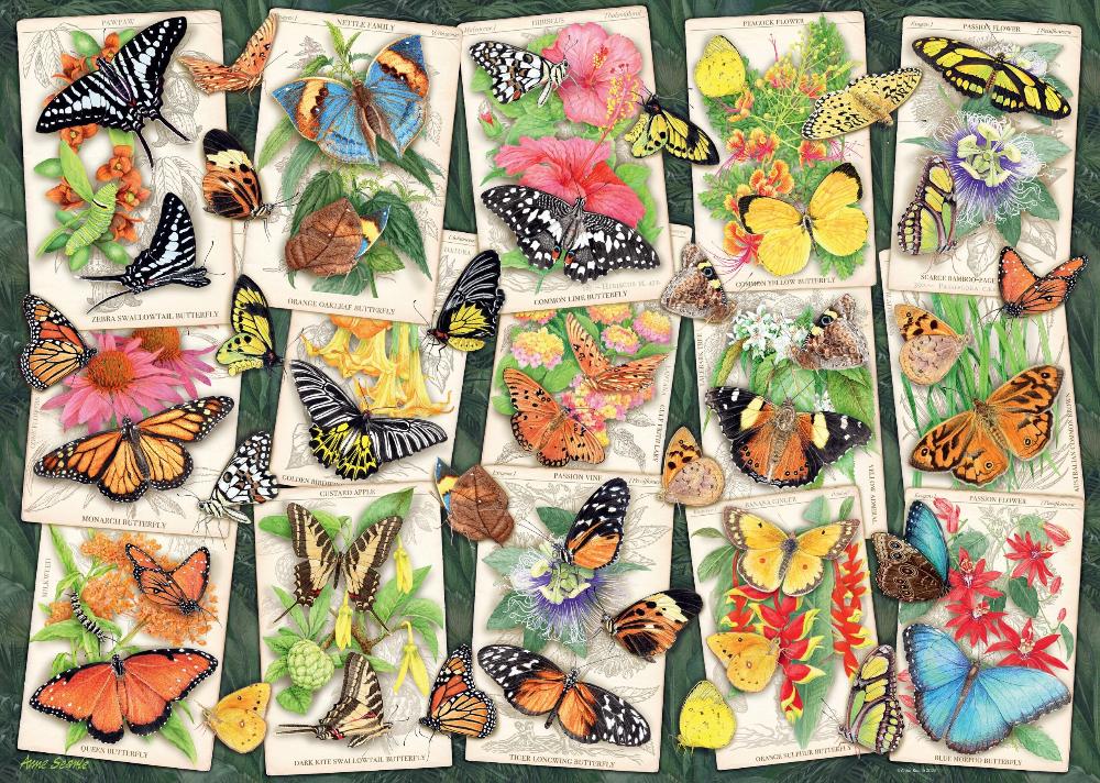 Ravensburger Tropical Butterflies 1000 Piece Jigsaw Puzzle - Image 2