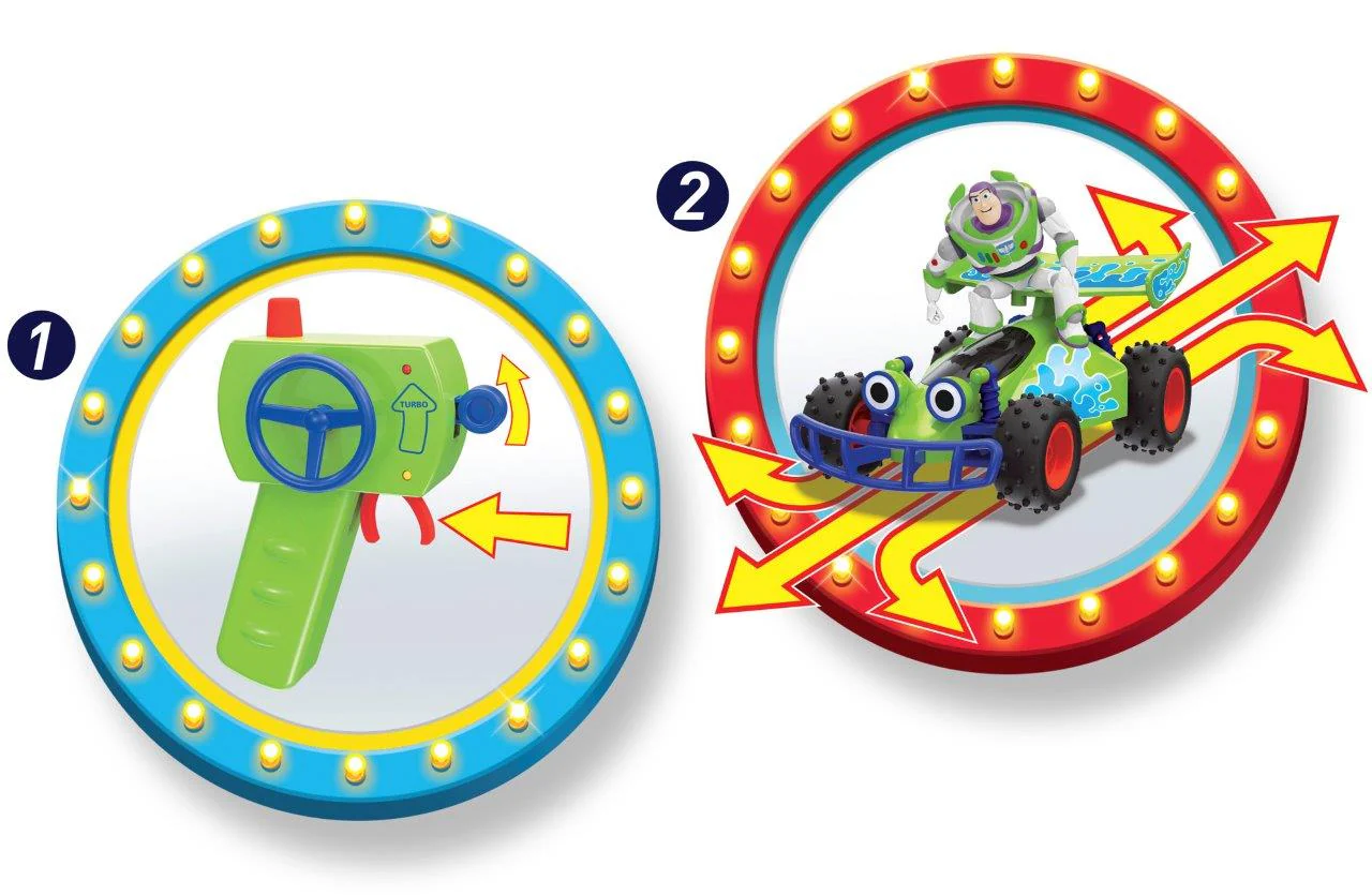 Toy Story 1:24 Scale Buzz RC Buggy Vehicle - Image 2
