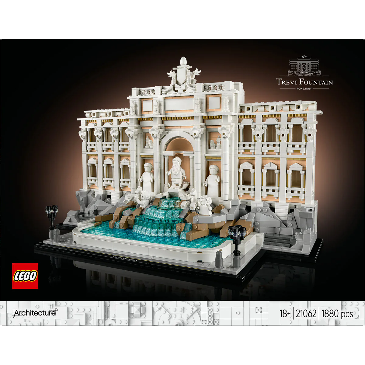 LEGO Architecture Trevi Fountain Building Set 21062 - Image 2