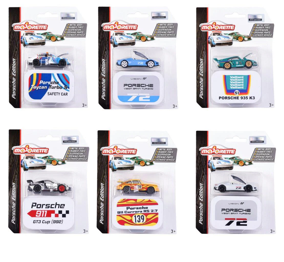 Majorette Porsche Motorsport Deluxe Die Cast Vehicle Asst - Image 3