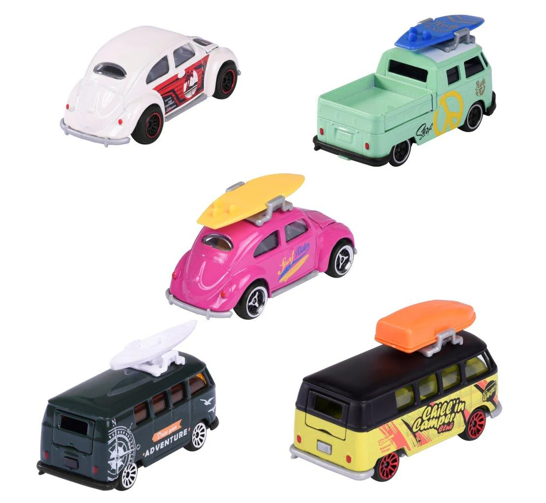 Majorette VW The Originals Die Cast Vehicle 5-Car Pack - Image 2