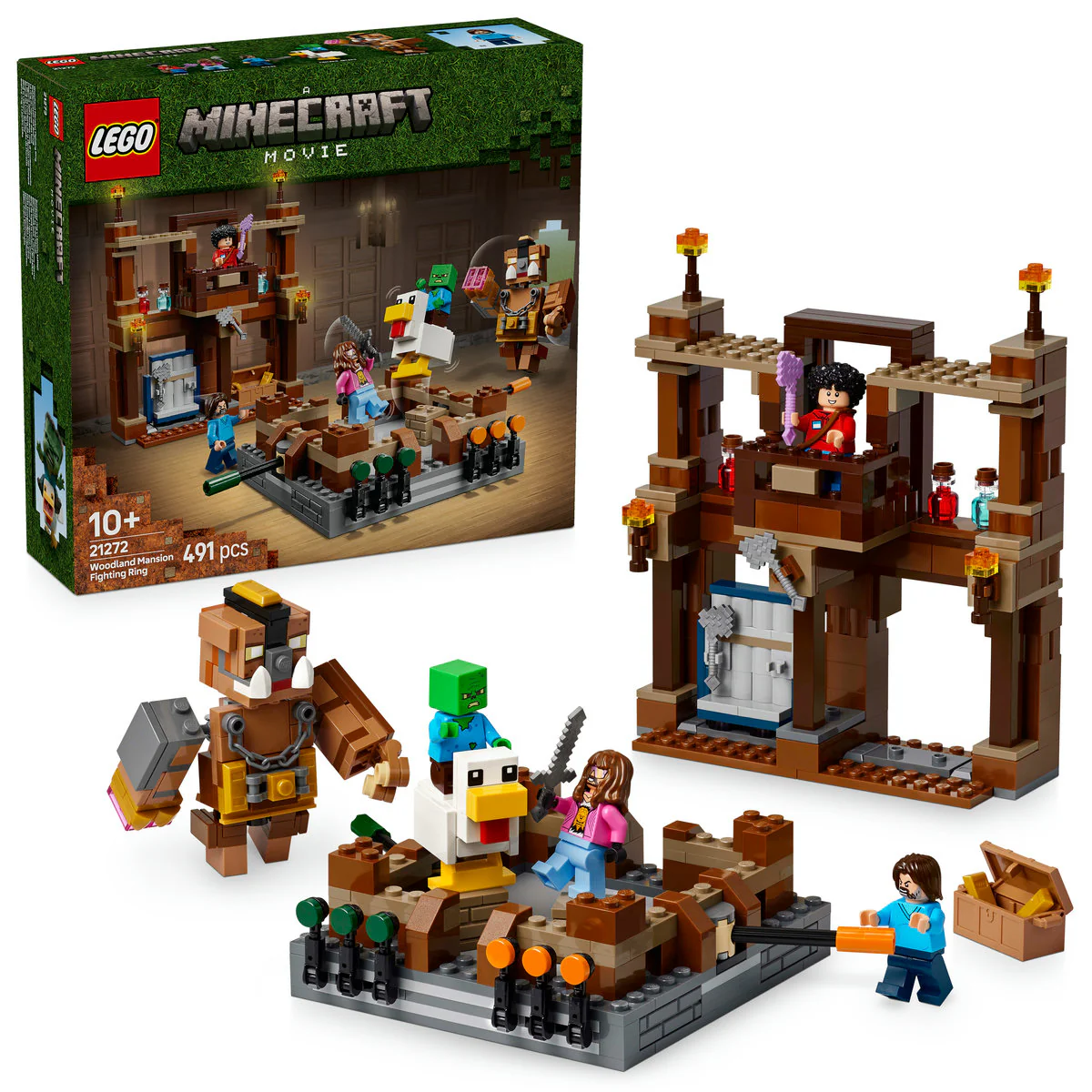 LEGO Minecraft Woodland Mansion Fighting Ring 21272 - Image 4