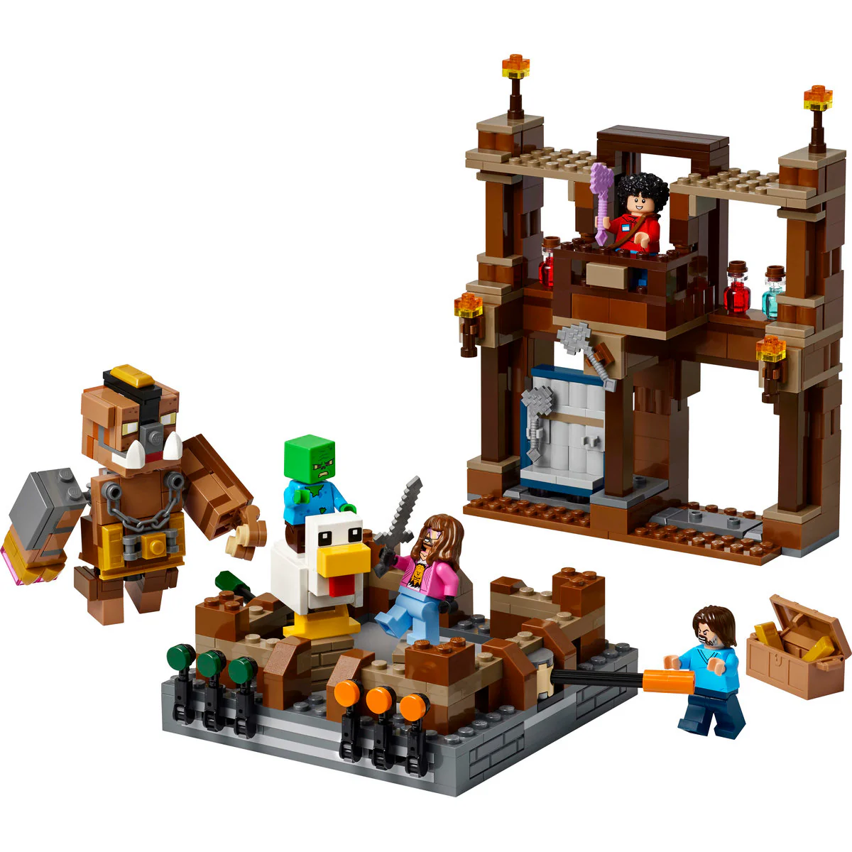 LEGO Minecraft Woodland Mansion Fighting Ring 21272 - Image 5