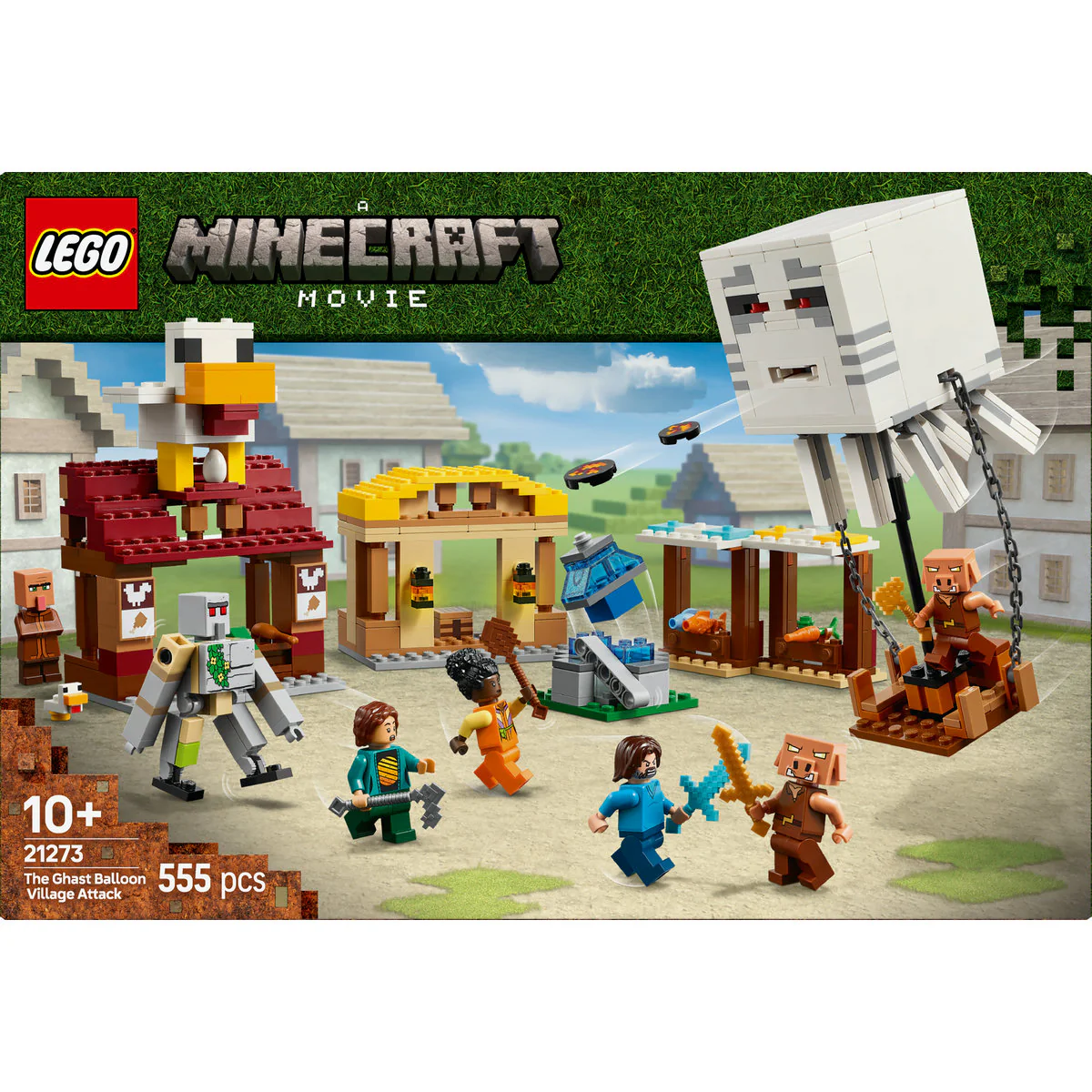 LEGO Minecraft The Ghast Balloon Village Attack 21273 - Image 2