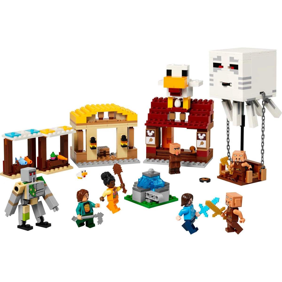 LEGO Minecraft The Ghast Balloon Village Attack 21273 - Image 5