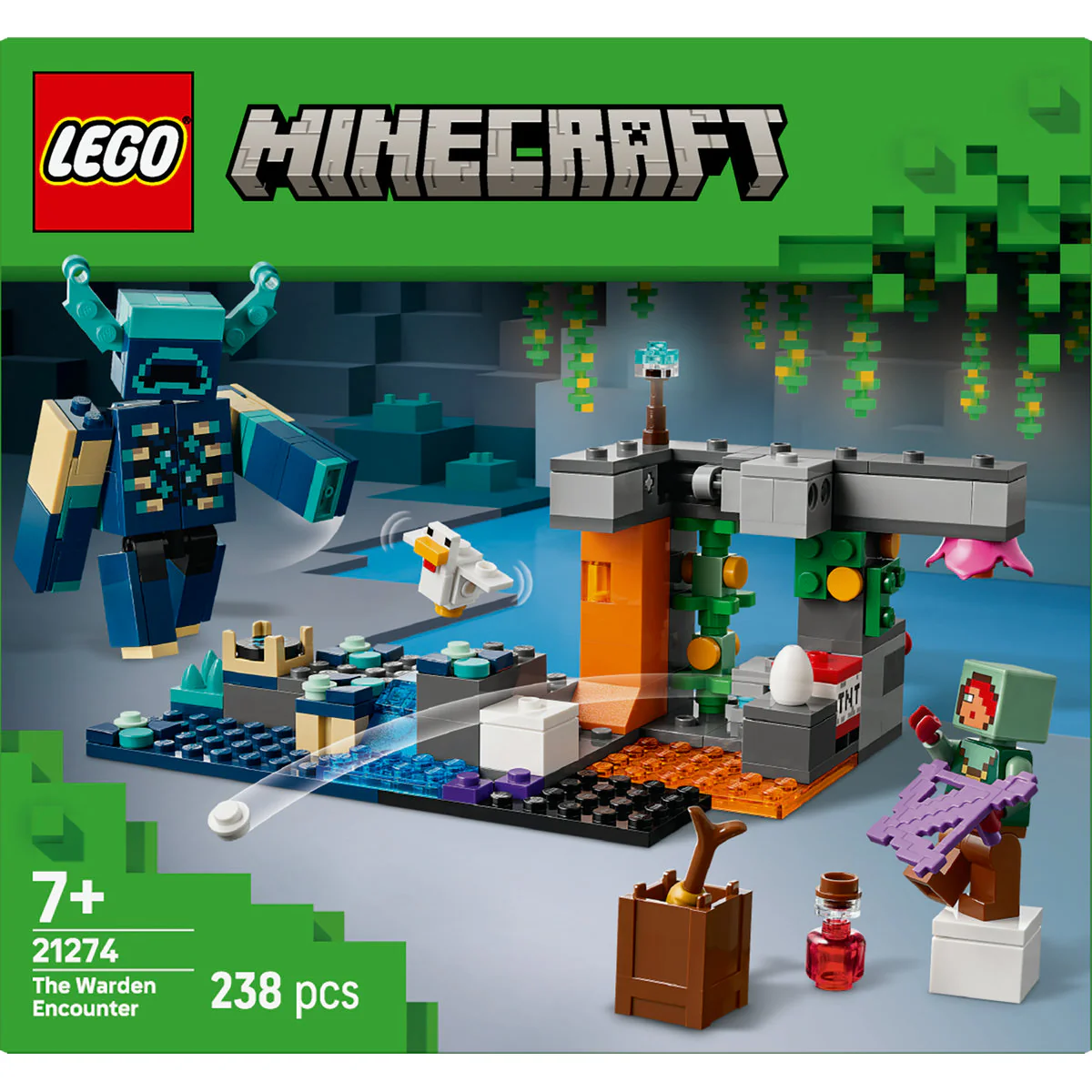 LEGO Minecraft The Warden Encounter Collectible Video Game Merch 21274 - Image 2