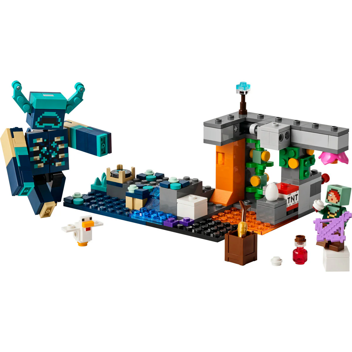 LEGO Minecraft The Warden Encounter Collectible Video Game Merch 21274 - Image 5
