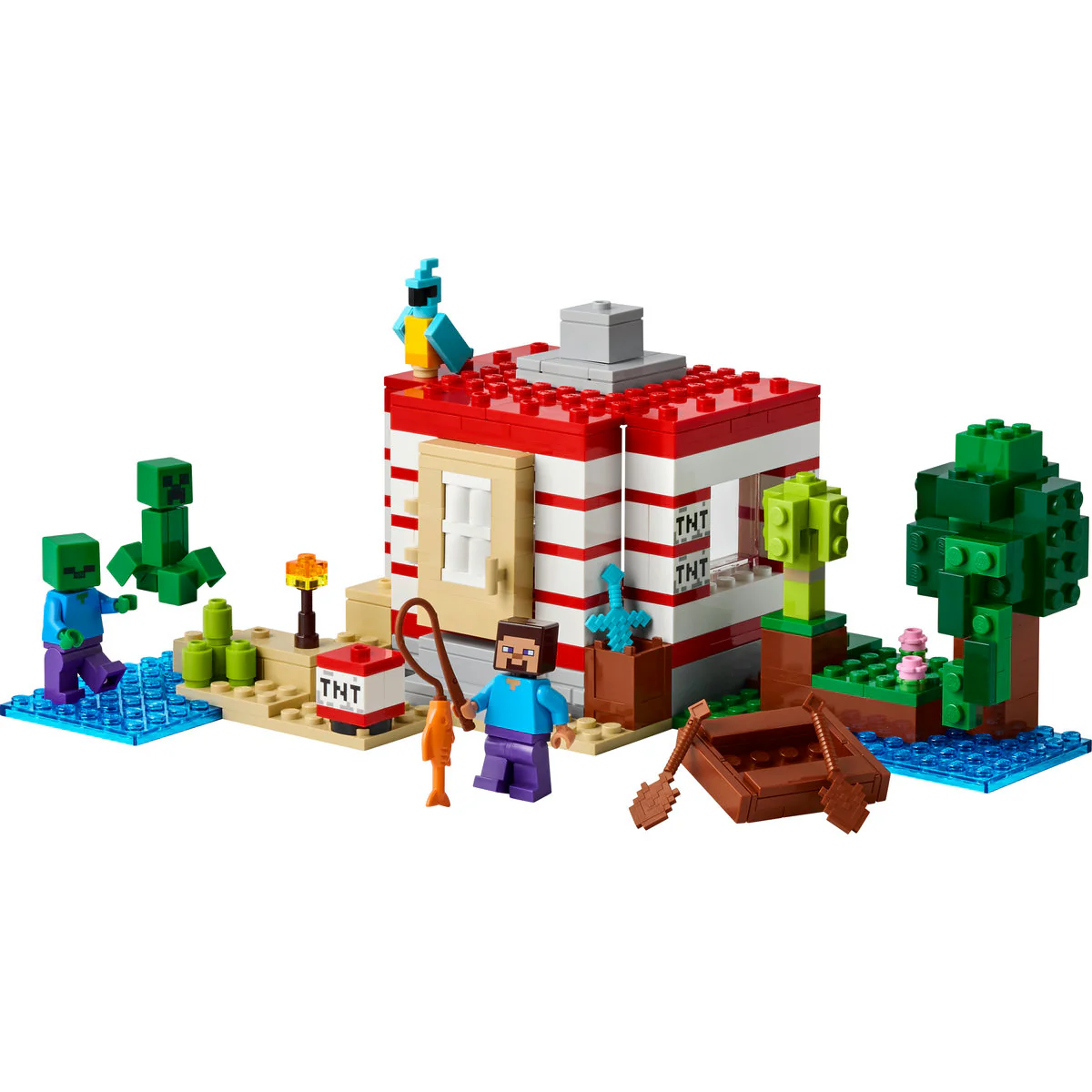 LEGO Minecraft The TNT Jungle House, Video Game Collectible Toy 21275 - Image 5