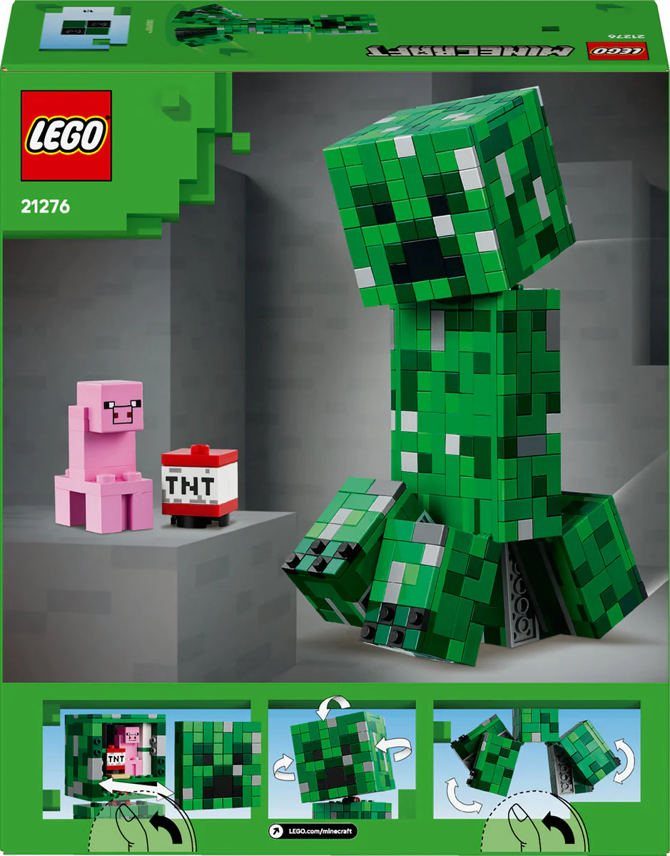 LEGO Minecraft The Creeper Gamer Decor and Action Figure Building Toy 21276 - Image 3